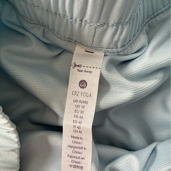 CRZ YOGA Sky Blue Athletic Shorts - Picture 2 of 3